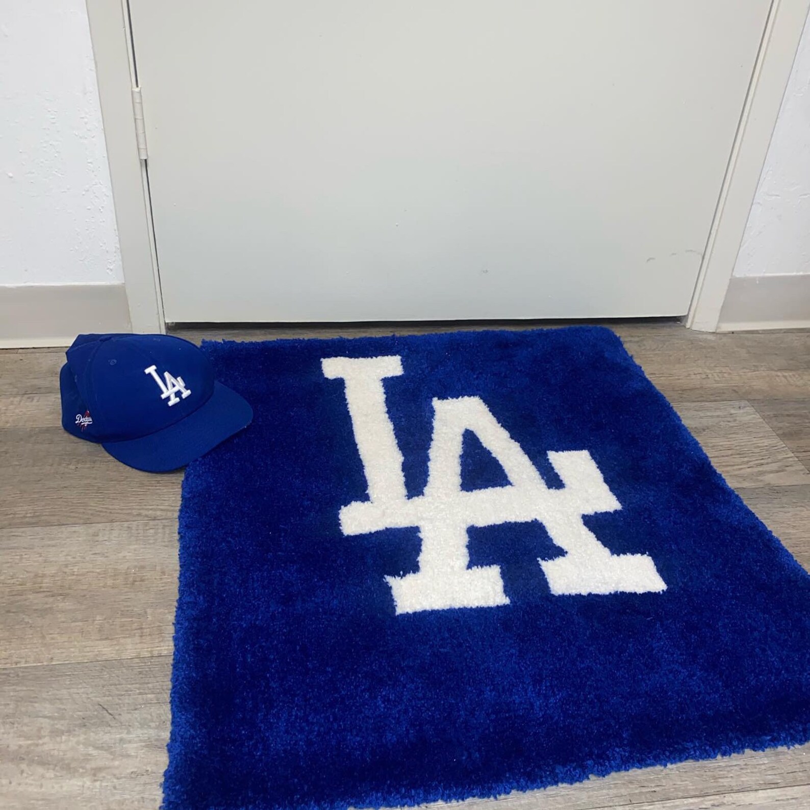 Los Angeles Dodgers handmade rug Etsy