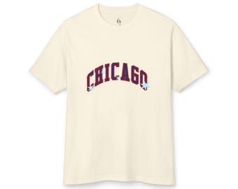 Vintage Chicago Star Tee: Heavyweight Cotton Comfort