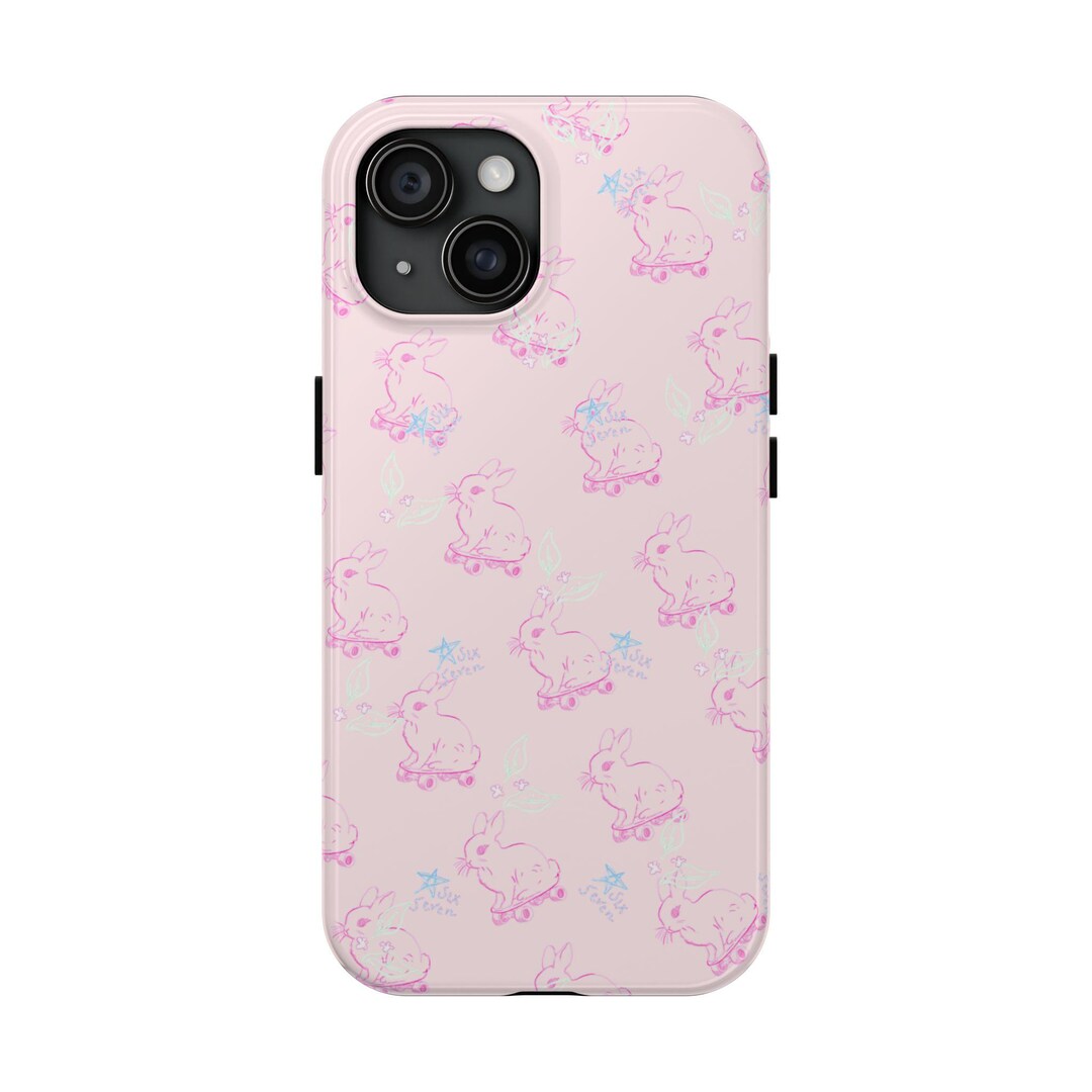 Rolling Rabbit Whimsical Girly Valentine Phone Case - Etsy