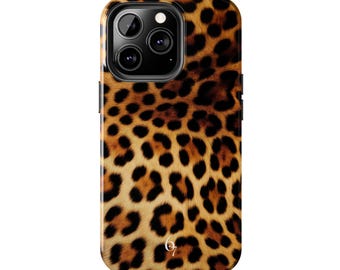 Cheetah Print iPhone Case: Impact Resistant, Glossy Finish