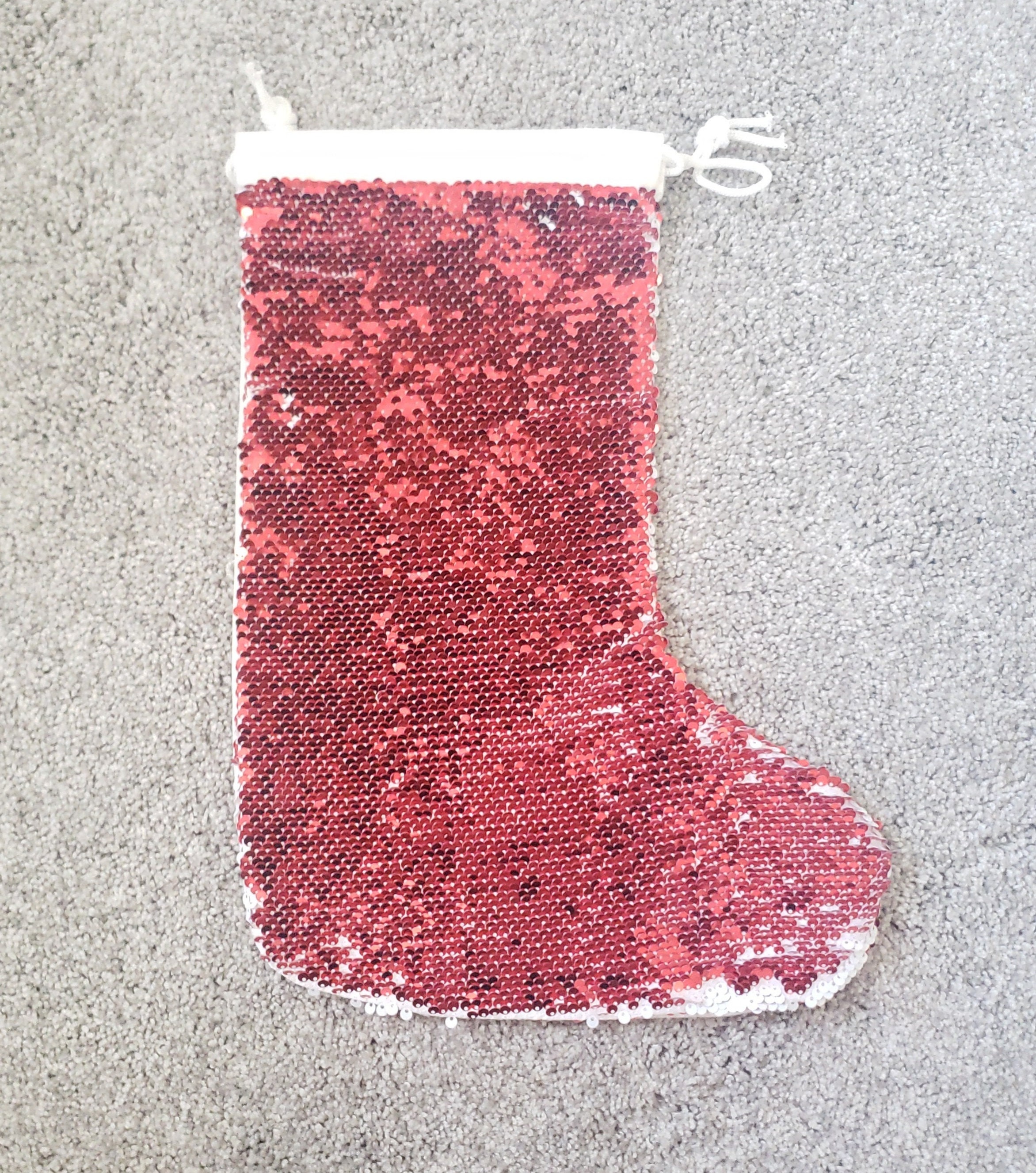 Sequin Sublimation Stocking, Sublimation Christmas Stocking, Sequin