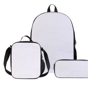 Sublimation backpack; Back to school Sublimation Bundle; Backpack Bundle; Sublimation Lunch Box; Sublimation Pencil Case
