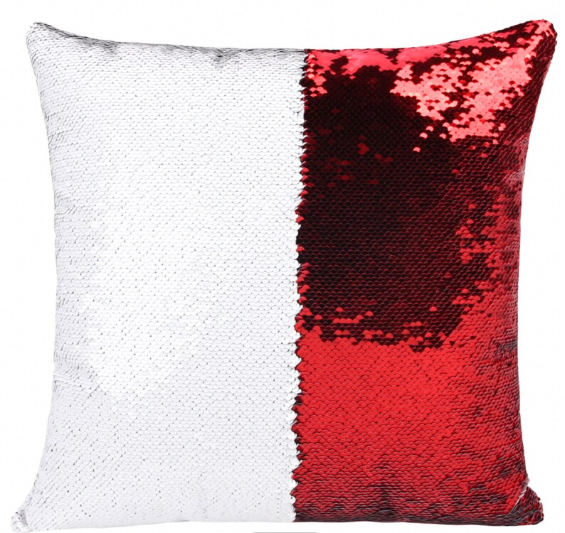 Sublimation Blank Sequin Pillow Case Sublimation Blanks Etsy
