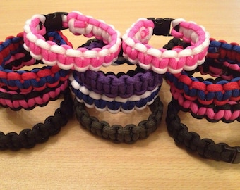 Pulsera de paracord 'Supervivencia' hecha a medida