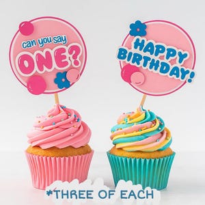 Ms. Rachel Set of 6 3D Cupcake Toppers | Handmade Party Decorations for Kids Birthday
