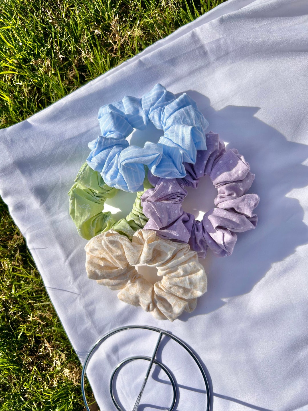 Pastel Scrunchies Pack/ Cotton Scrunchies/ Handmade Scrunchies ...