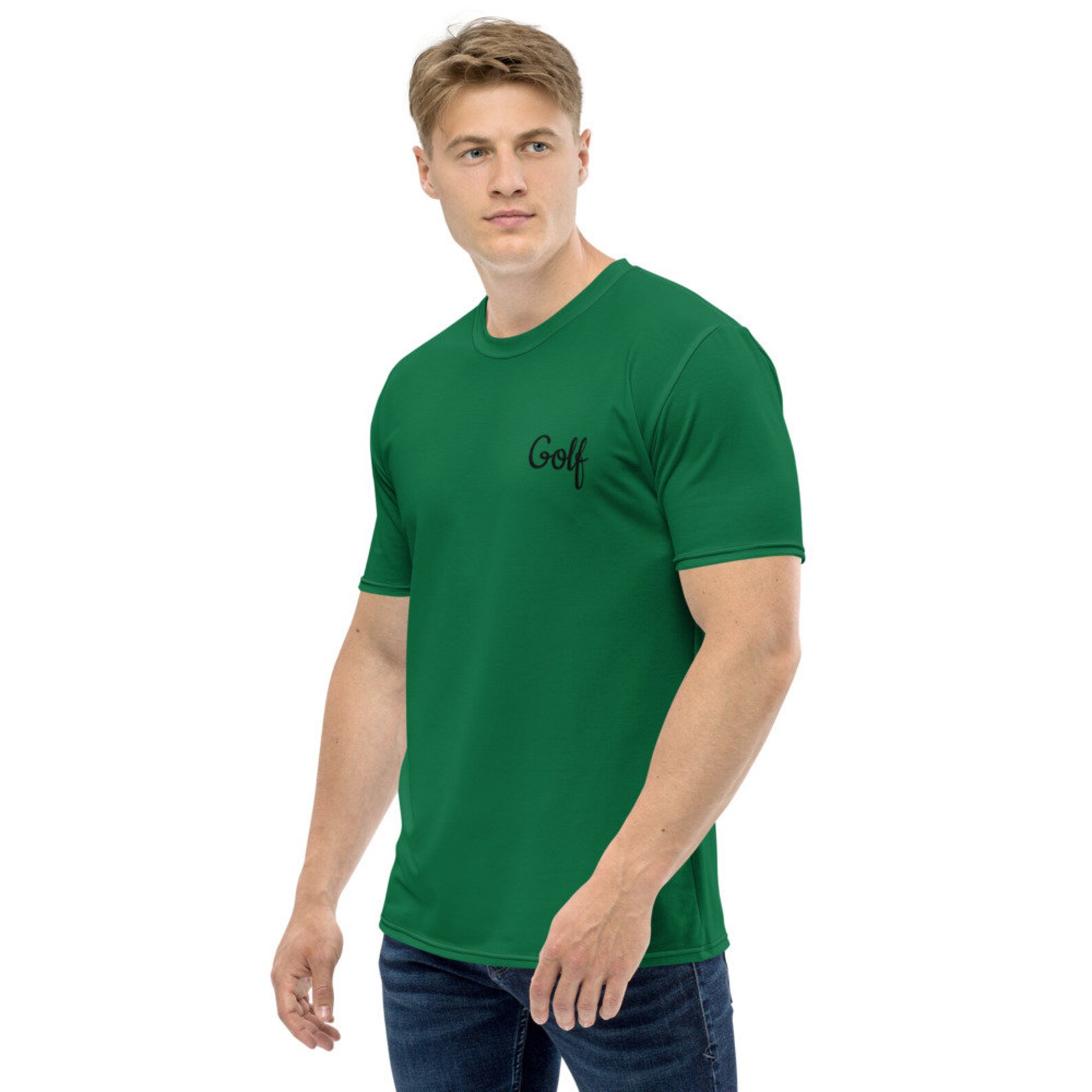 Men's Green Golf tshirt Etsy