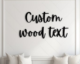 Personalized Wood Wall Letters, Custom Wood Words, Wedding Backdrop Sign, Custom Wooden Sign