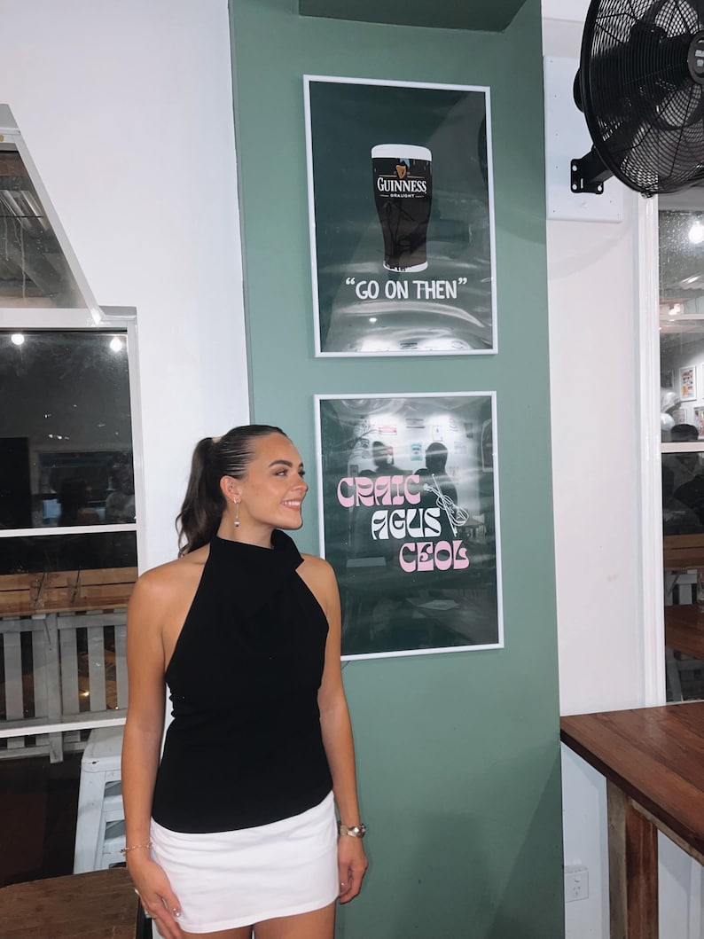 Guinness Print - "Go On Then" Irish Pub Art (Digital Download) image 3