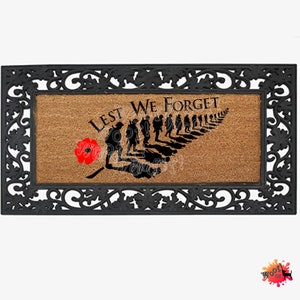 ANZAC, Soldier, Veteran, New Zealand, Kiwi, Maori, Remembrance Day, Army, Lest We Forget, Digger, Silver Fern Silhouette Cricut, SVG image 8