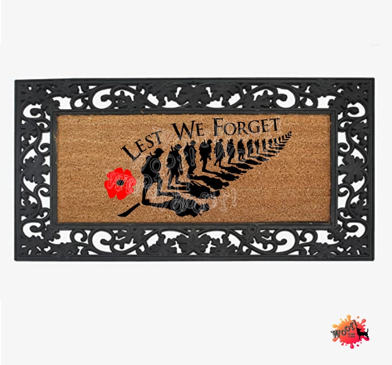 ANZAC, Soldier, Veteran, New Zealand, Kiwi, Maori, Remembrance Day, Army, Lest We Forget, Digger, Silver Fern Silhouette Cricut, SVG image 8