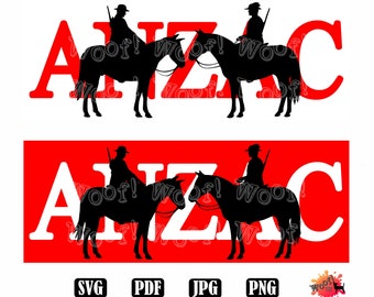 ANZAC Soldier Veteran Last Post WW1 Battalion Lighthorse Army Lest We Forget Australia NZ Aboriginal Maori New Zealand Silhouette Cricut SVG