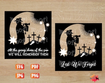 ANZAC Soldier Last Post Veteran Remembrance Day Lest We Forget New Zealand First Nation Maori Aboriginal Silhouette Cricut SVG Digital File