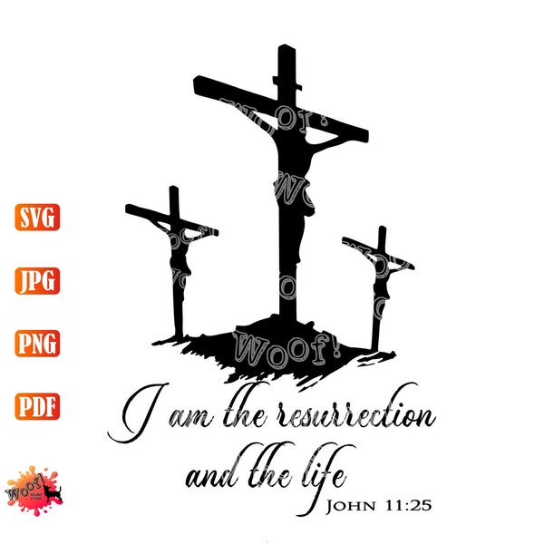 JESUS, Easter, Resurrection, Crucifixion, Religious, Lord, Christian, SVG, jpg, Digital, Vinyl Cut File, Vector, Silhouette, Cricut, Craft