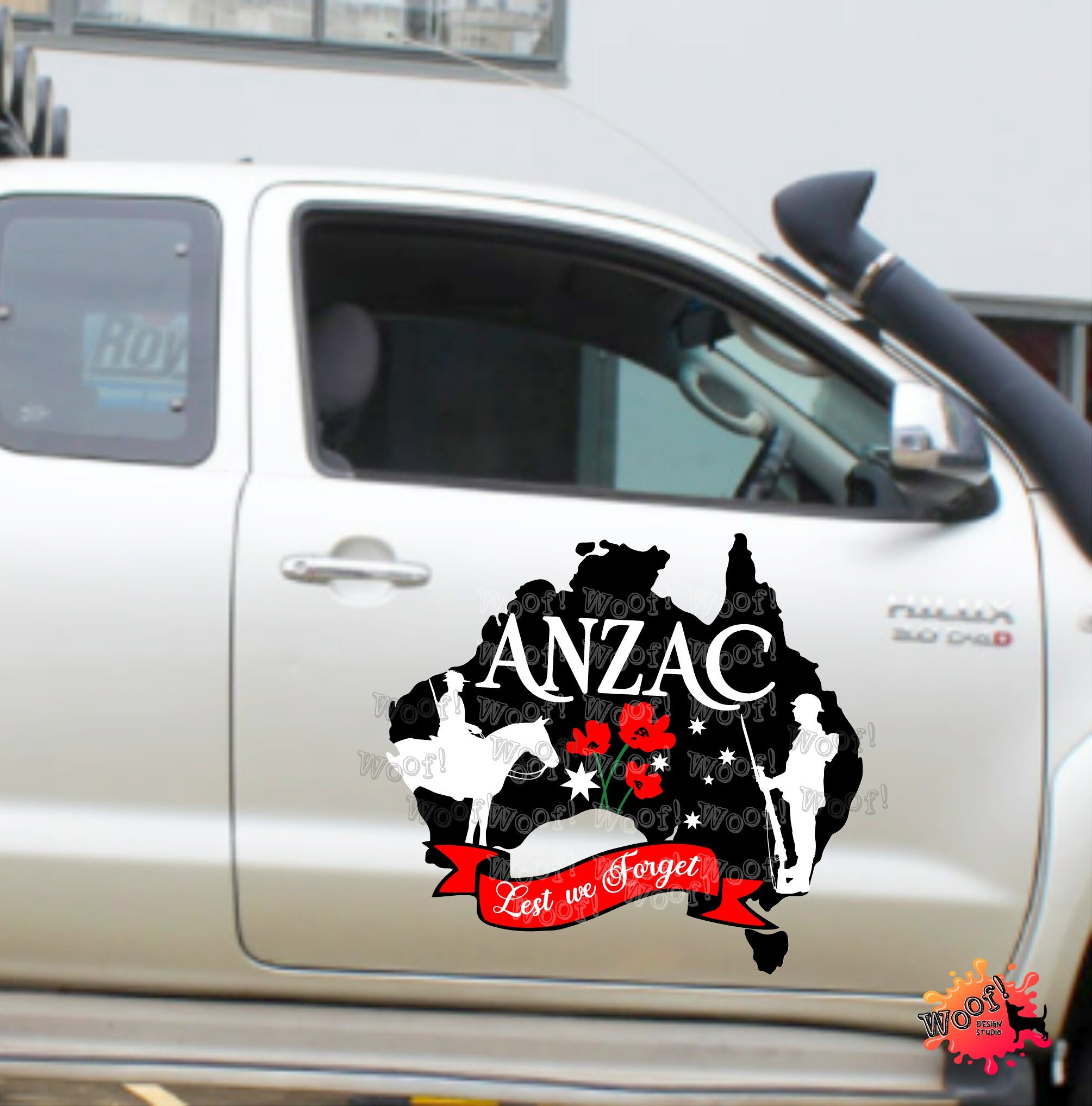 Anzac Car Seat Cover - Australian Soldier main image 1