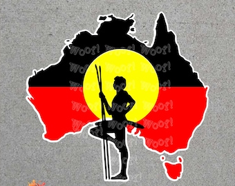 Aboriginal, First Nation, Indigenous, Torres Strait Islander, Australia, Patriotic, Flag, Vinyl Cut File, Silhouette, Cricut, SVG, Vector