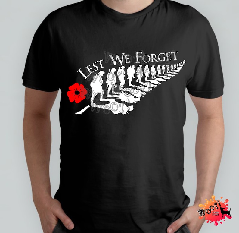 ANZAC, Soldier, Veteran, New Zealand, Kiwi, Maori, Remembrance Day, Army, Lest We Forget, Digger, Silver Fern Silhouette Cricut, SVG image 5