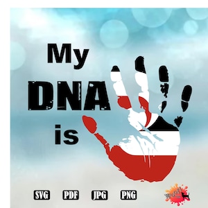 My DNA is Māori, New Zealand, Palm print, Flag, Tino Rangatiratanga, png, jpg, digital, Vinyl Cut File, Vector, Silhouette, Cricut
