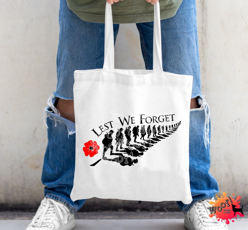 ANZAC, Soldier, Veteran, New Zealand, Kiwi, Maori, Remembrance Day, Army, Lest We Forget, Digger, Silver Fern Silhouette Cricut, SVG image 3