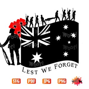 ANZAC, Soldat, veteran, letzter Posten, Reveille, Signalhorn, 1.WK, Mohnblume, Gedenktag, Armee, auf dass wir es nicht verzichten, Vektor Silhouette Cricut, SVG