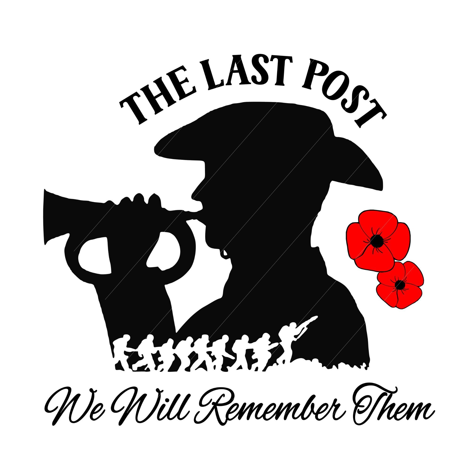 ANZAC Soldier Last Post Reveille Bugle WW1 Poppy Etsy Australia