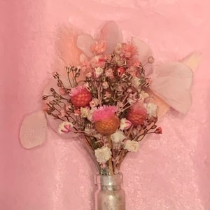 Regalo de flores en miniatura hecho a mano: cumpleaños, regalo del Día de la Madre, abrazo en una caja, regalo de buzón, flores de buzón, regalo para ella, boda