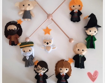 Mobile felt for child crib decoration Baby shower mobile gift for child Felt mobile crib Baby mobile