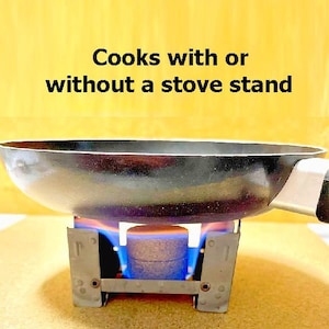 You can cook with or without a Stand.