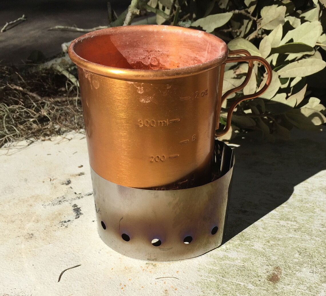 Pillbottle Twoburner Multifuel Alcohol Stove Small Light Etsy