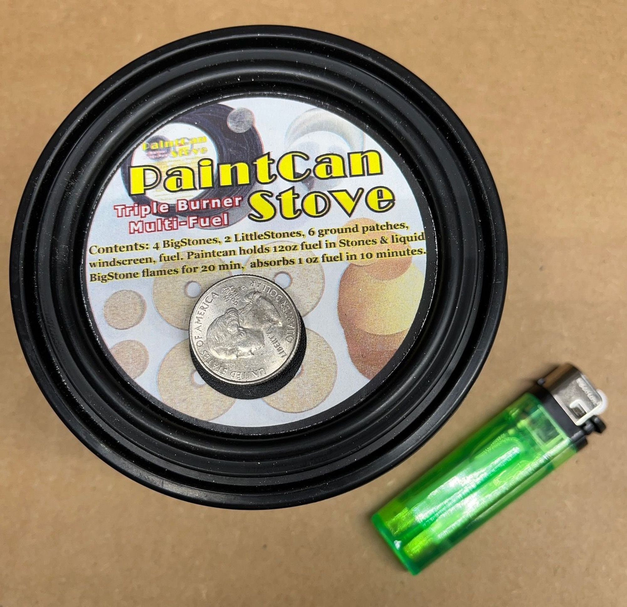 Paintcan Stones Stove Tripleburner Multifuel Etsy