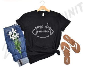 Game Day Football Shirt, Football Shirt, Game Day Shirt, Football Season Tee, Women Football Shirt, Football Team Shirt, Best Game