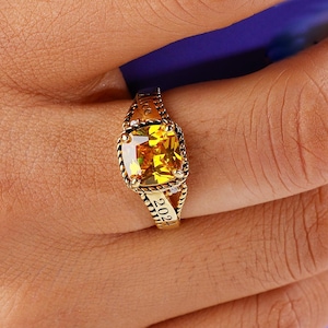 Bague classe lycée personnalisée en argent sterling ou en or 10 carats pour femme - Collection audacieuse - Entièrement personnalisée - Bijoux Souvenirs