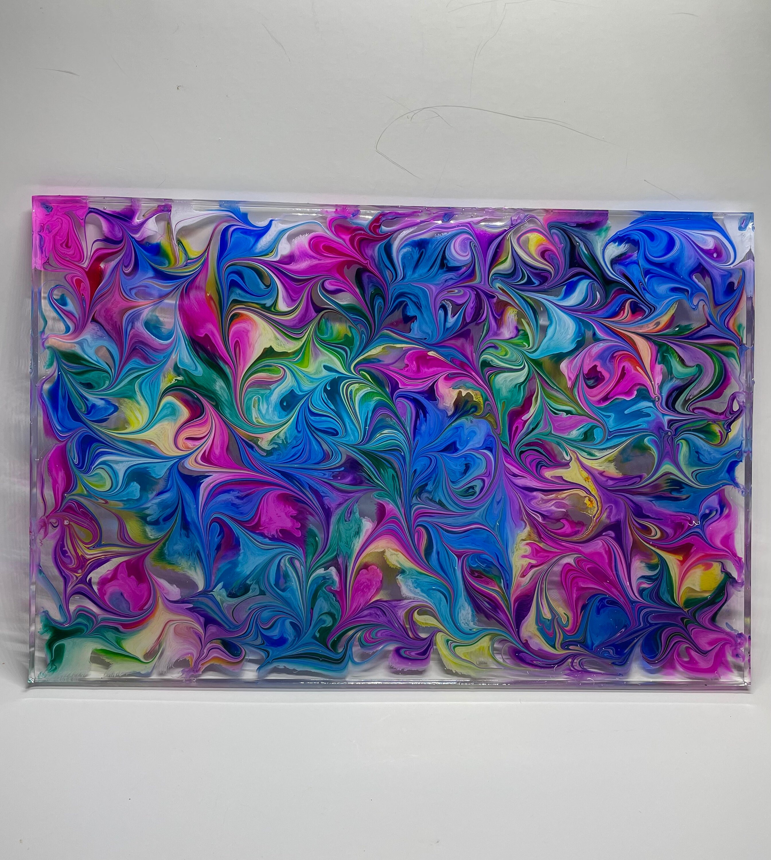 Tie Dye Stained Glass Styles Tray Etsy