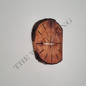 Wooden Wall Clock, Top Sellers, Modern Clock, Rustic Wood Clock, Wall Decor, Tree Slice Art, Home Decor, Home Gift, Wedding, Mother, Father