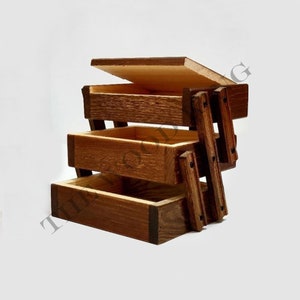 Boxes, Jewelry boxes, Ring boxes, Handmade wooden boxes, Top seller,  Wood boxes, Vintage, Thread organizer, Sewing box