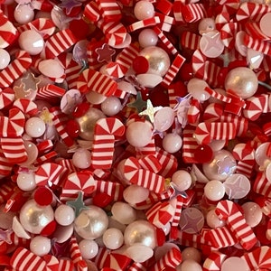 Sparkle Candy Cane Sprinkle Mix. Non edible.