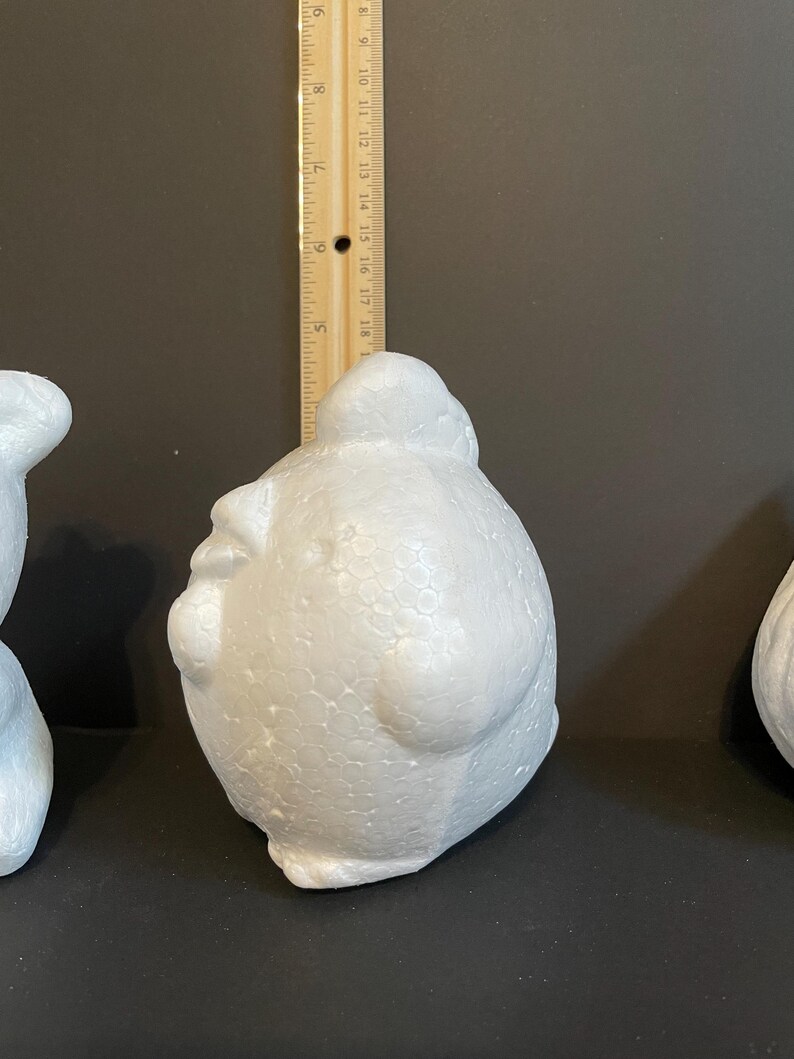 Styrofoam Polystyrene Shapes. Cow, Chicken, Seahorse, Rabbit, Fish ...