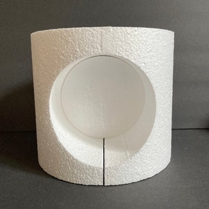 Circle Cut Out Round Cake Dummy. Wedding, Anniversary, Special Occasions Cake Dummy.