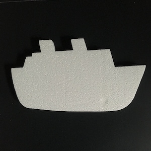 Cruise Ship Yacht Styrofoam Form or Cake Dummy.