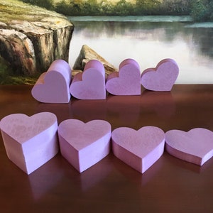 Styrofoam Heart Cut outs. Comes in sets of 4