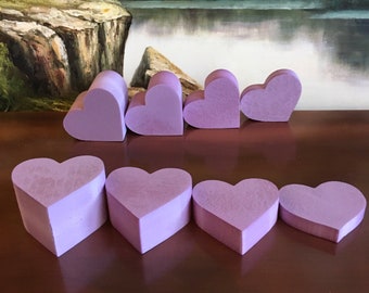 Styrofoam Heart Cut outs. Comes in sets of 4