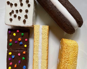 Fake Snack Cakes for Display or Ornaments for Your Christmas Tree.
