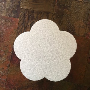 Pack of 6 Round Floral Foam Blocks for Fresh and Artificial Flowers,  Styrofoam for Artificial Flowers each (3 X 1.5), Dry & Wet Green