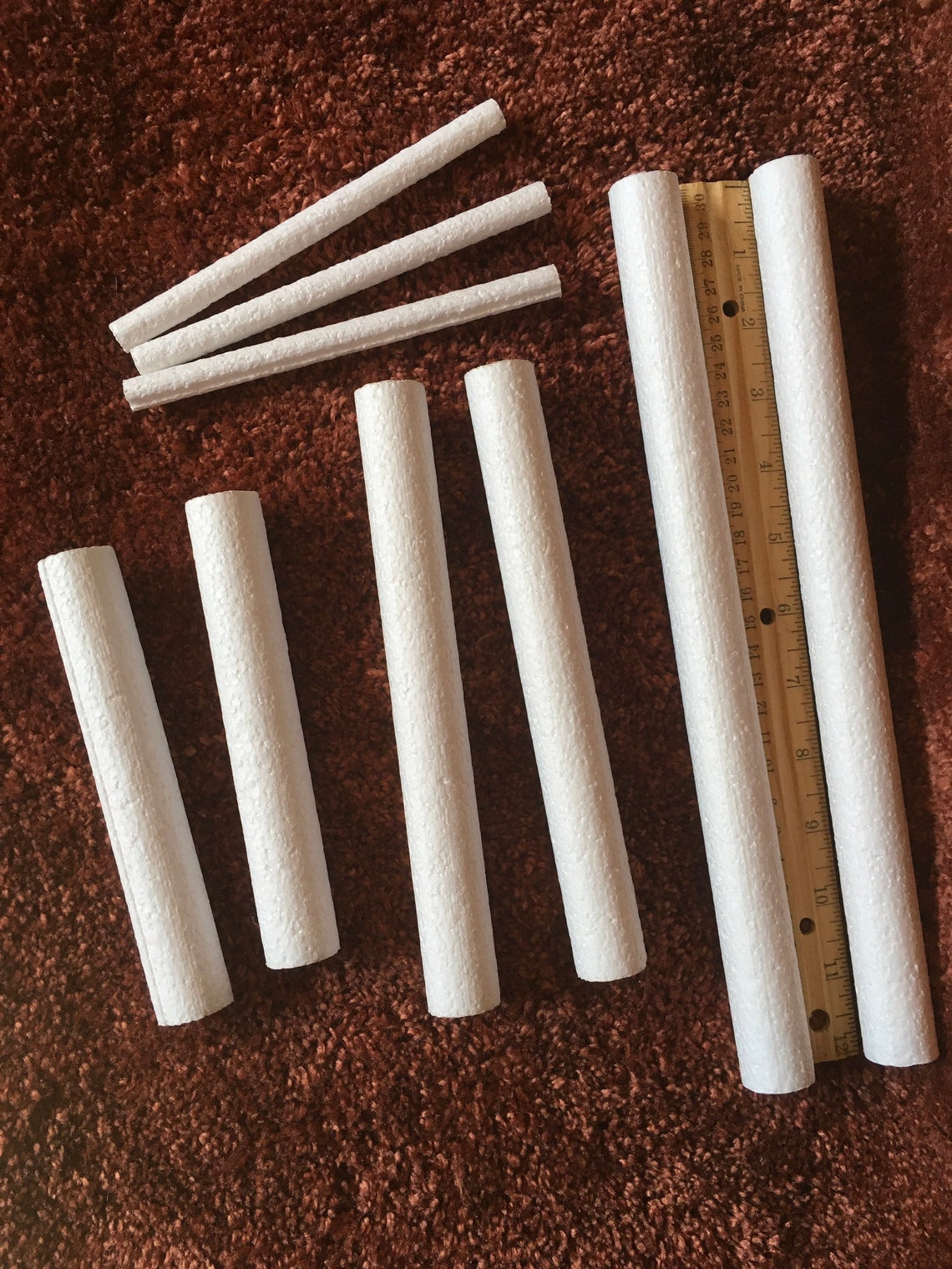 EPS Styrofoam Polystyrene Rods Cylinders for Crafting Etsy