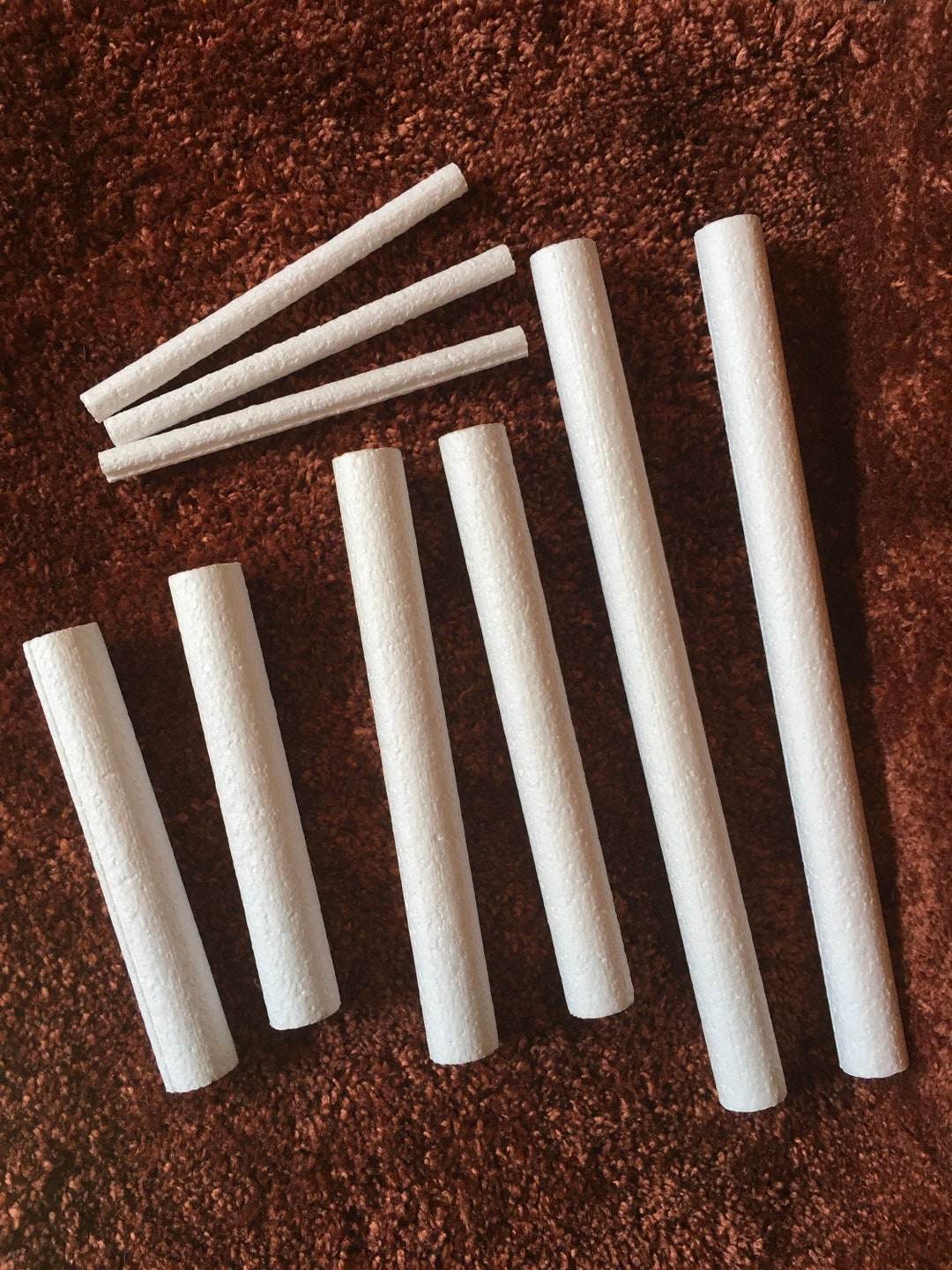 EPS Styrofoam Polystyrene Rods Cylinders for Crafting Etsy