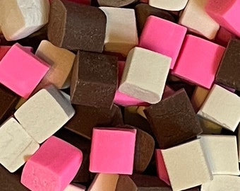 Neapolitan Clay Chunk Cube Sprinkles Confetti Fake Bakes Slime Decoden Nail Art Crafts  Chocolate Strawberry Vanilla