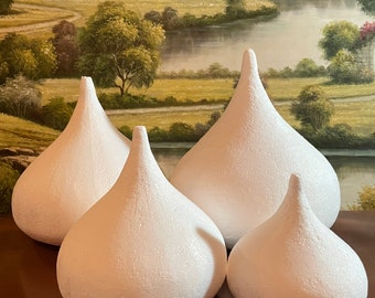 Chocolate Kiss Shaped EPS Polystyrene. 5 sizes available.