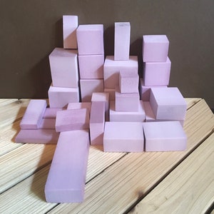 High Density Foam Blocks for Crafting. Sizes are small.