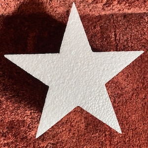 Star Cake Dummies EPS Polystyrene/Styrofoam.  Each sold separately