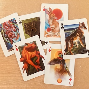 La 6ª baraja de cartas de animales de extinción